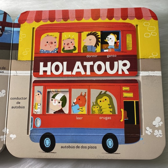 Baby/Toddler/Children Board Book in Spanish " Los Nombres de las Cosas" Tapitas - Picture 12 of 16